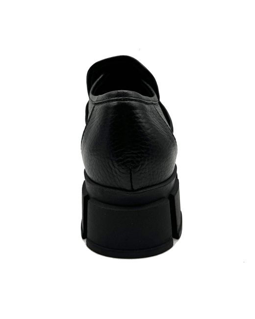 Beautiisoles by Robyn Shreiber Made in Italy Black Raquel Leather Comfortable Oxford For Work Or School