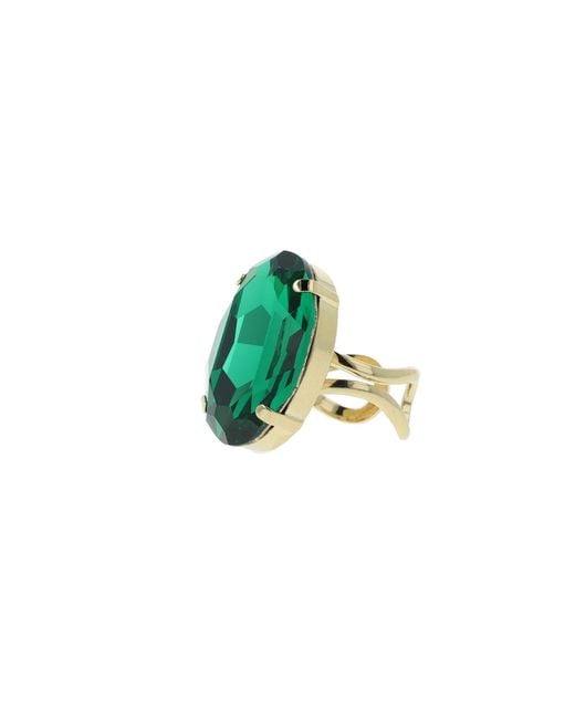 Otazu Green Eva Oval Ring Majestic