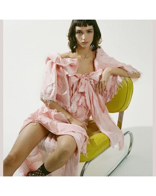 Miro Misljen Pink Tulip Dress