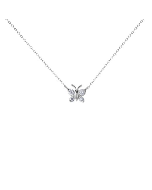 BLOOMTINE | Earth Angel HQ Metallic Enchanting Flutterfly Sterling Butterfly Necklace