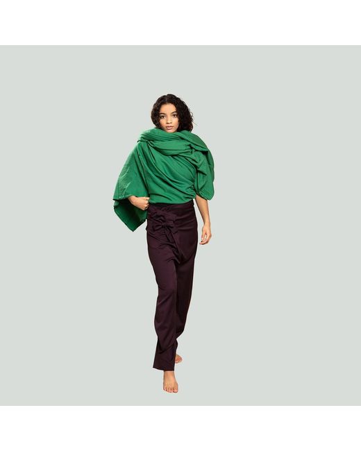 MOE Purple Plum Wool Pants for men