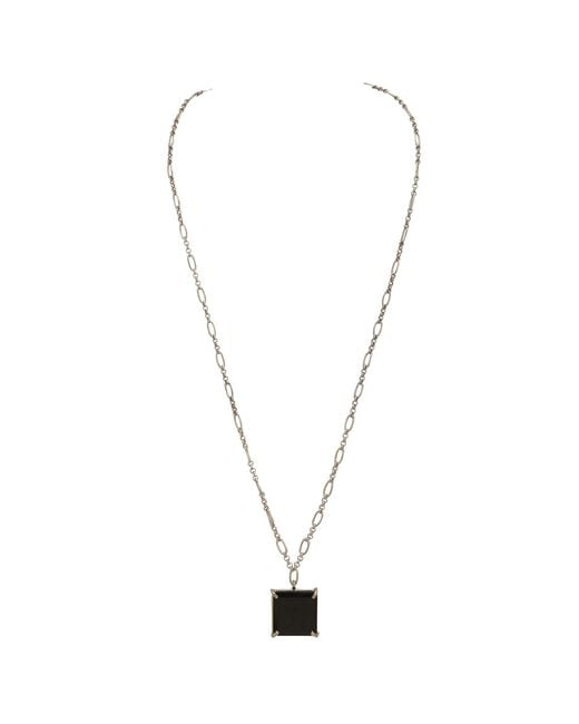 Dhwani Bansal Metallic Blanco Pendant With Onyx