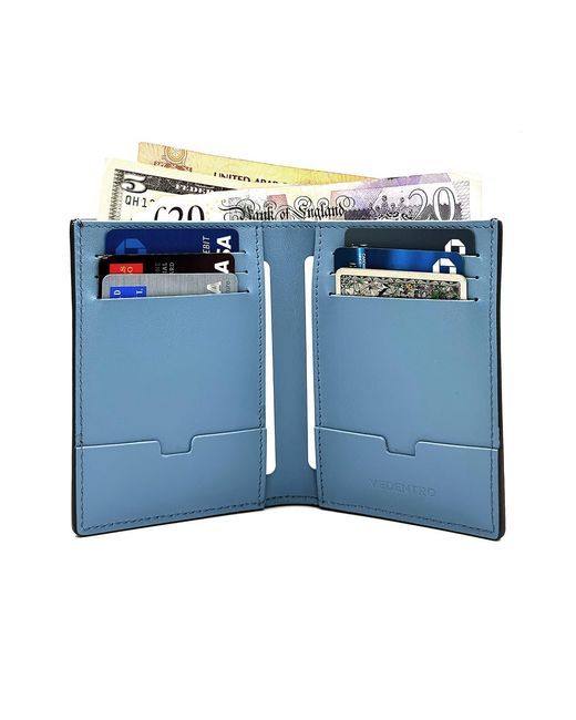 Vedentro Blue International Bifold Wallet for men