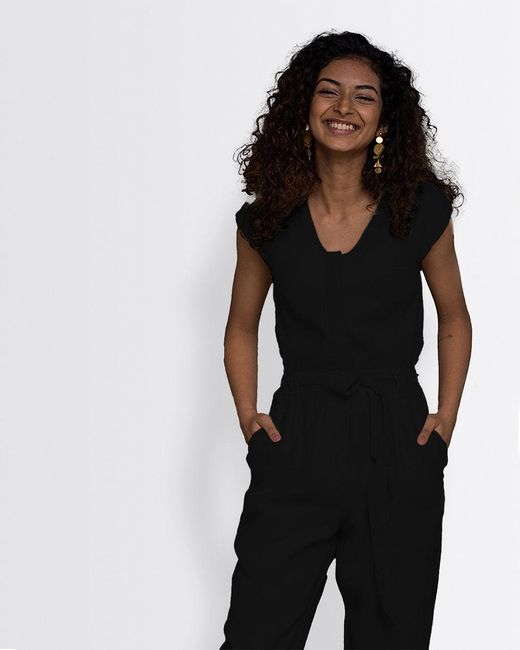 REISTOR Black The Hemp Noir Jumpsuit