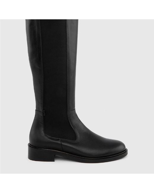 Ilvi Black Nitra Leather High Boot