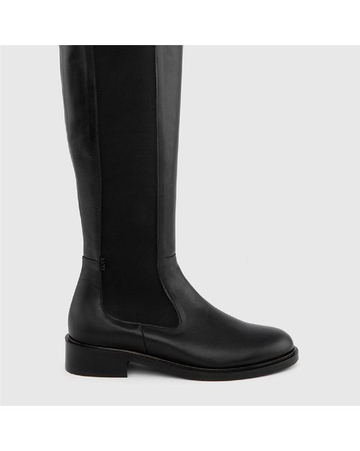 Ilvi Black Nitra Leather High Boot