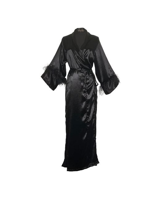 Jennafer Grace Black Marlene Wrap Dress