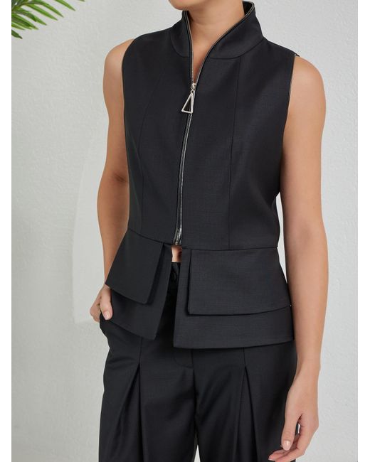 Lumina Eligma Black Construct Suit Pants Ensemble
