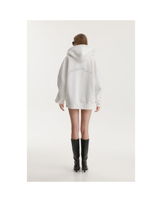 mysimplicated White Dept. Off- Hoodie W for men