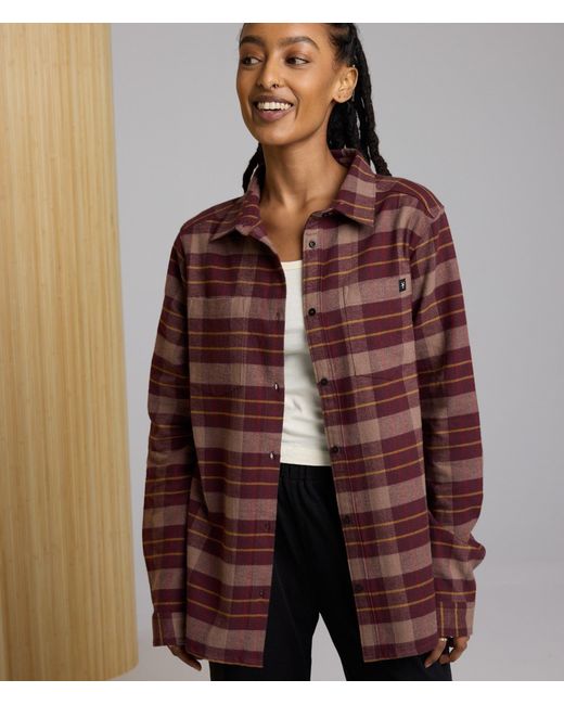 Known Supply Red Organic Cotton Flannel
