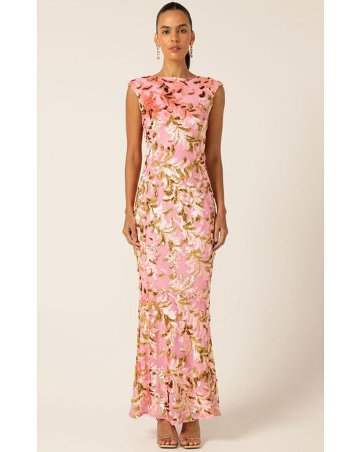 SACHA DRAKE Pink Heavenly Heights Maxi Dress
