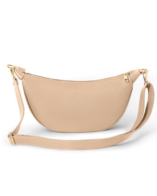 Betsy & Floss White Neutrals Ambra Crossbody Waist Bag