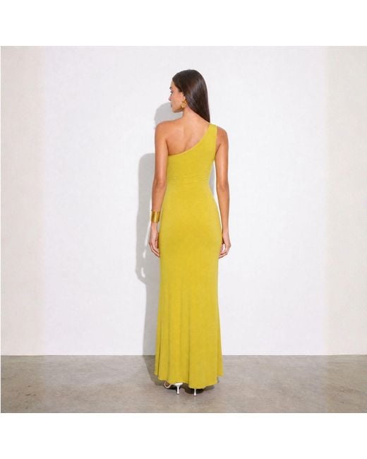 Alia Studio Yellow Séduction Maxi Dress