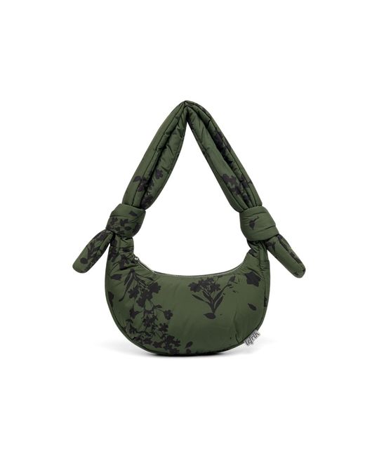 Lefrik Green Biwa Micro Bag Floral