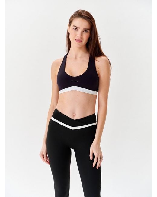 Revyve Active Black Scoop Bra