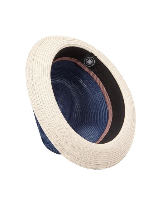 Dasmarca Hats Blue Dasmarca Florence Marine Summer Two Tone Crushable Hat for men
