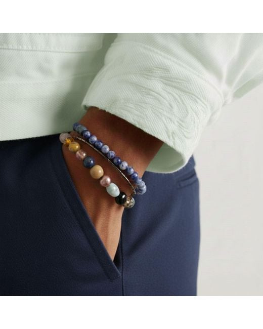Jaredjamin Brown Maurice Gemstone Bracelet Set for men