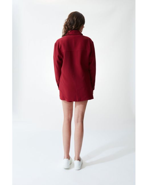 SECTION 101 Red Ellie Shacket