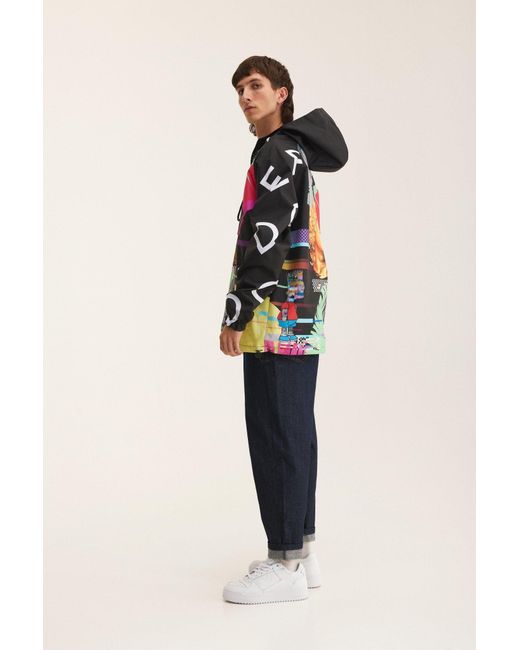 mysimplicated Green Water Repellent Windbreaker Statue Design for men