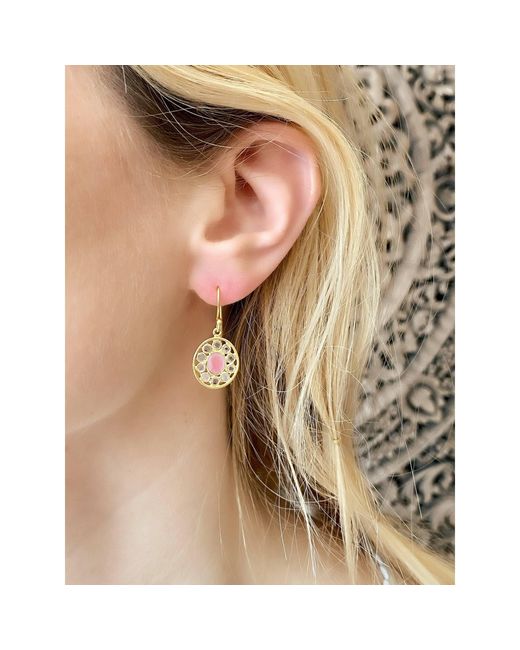 Opium Jewels Metallic Crystal Jali Drops With Tourmaline