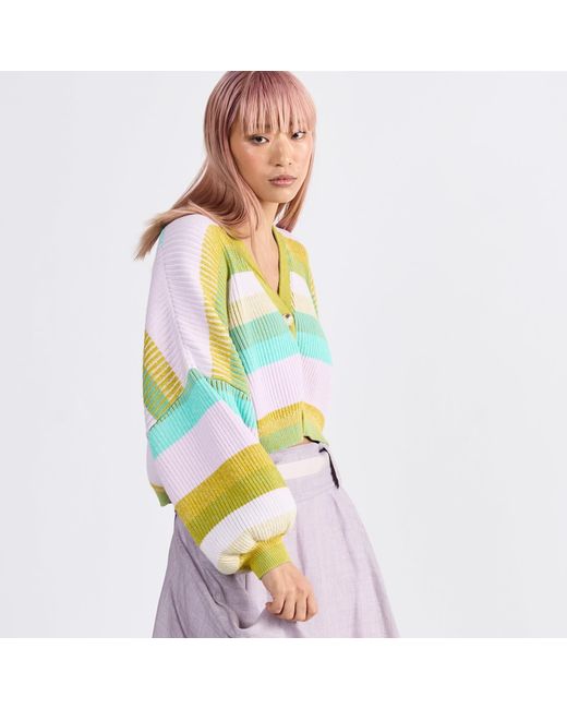 Dref Yellow Gelato Cardigan
