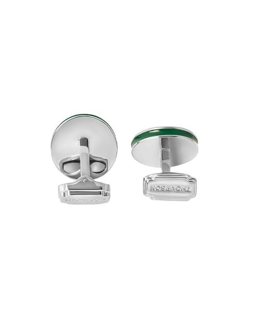 Tateossian Green Thompson Cairo Cufflinks With Enamel for men