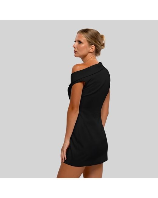 The Ethos Studio Black Lilith Mini Dress