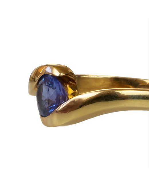 Simon Kemp Jewellers Blue Nine Carat Triple A Grade Tanzanite Fine Jewellery Ring