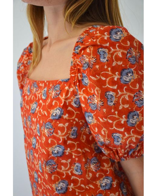 Mind Traveler Orange Bruna Lily Dress