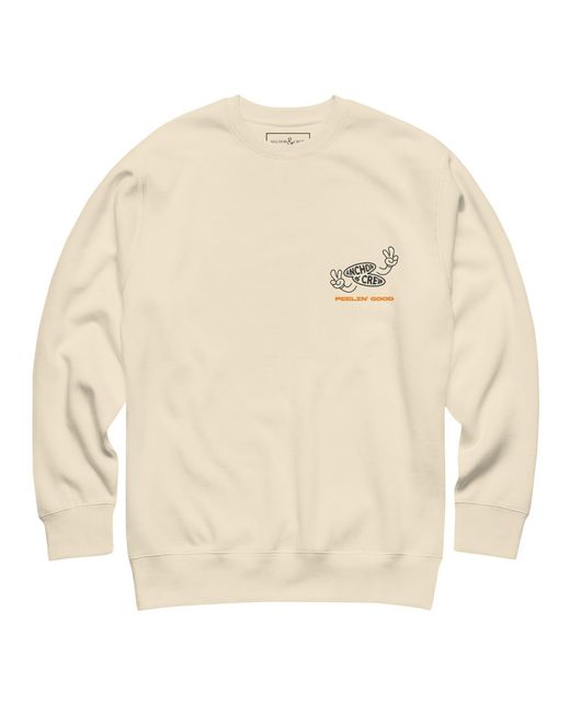 Anchor and Crew Neutrals Natural Lemon Fresh Dial-A-Local Organic Cotton Sweatshirt