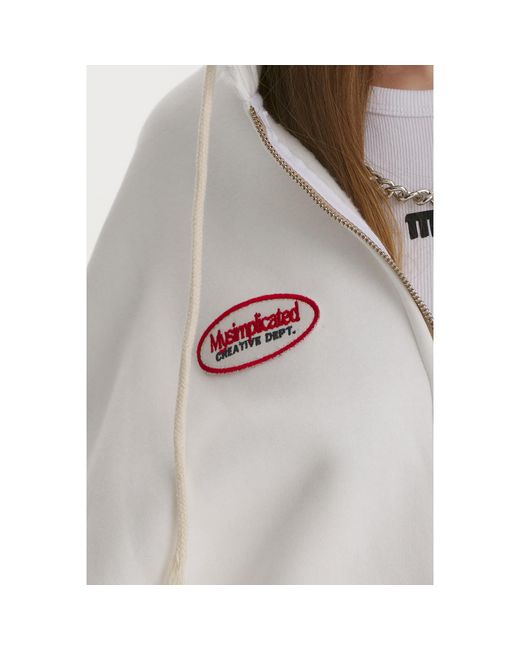 mysimplicated White Dept. Off- Hoodie W for men
