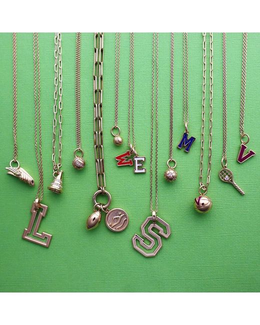 Hye Jane Jewelry Metallic Beckham Soccer Charm Necklace