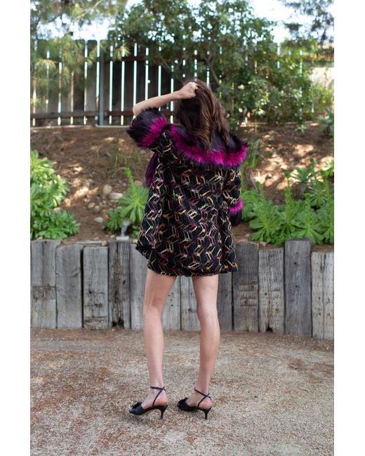 Jennafer Grace Red Penelope Swing Coat