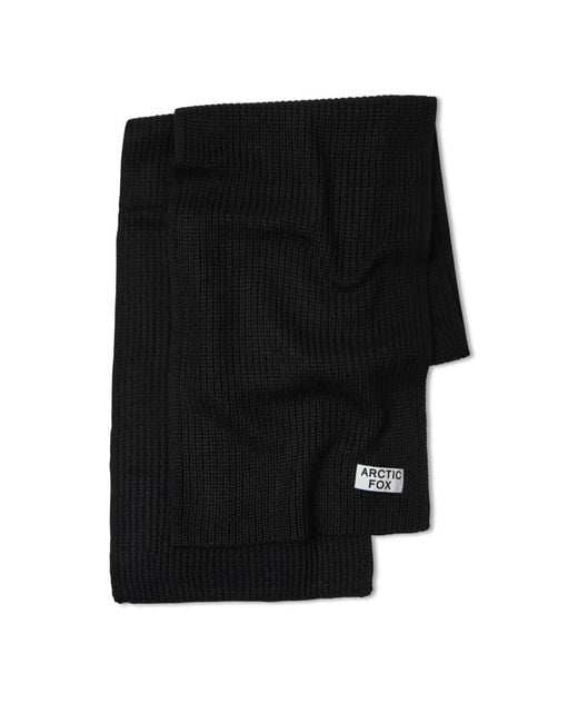 Arctic Fox & Co. Black Recycled Bottle Scarf