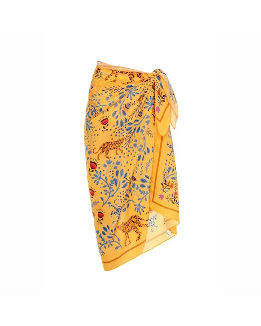 Jessie Zhao New York Metallic Beach Sarong Wrap