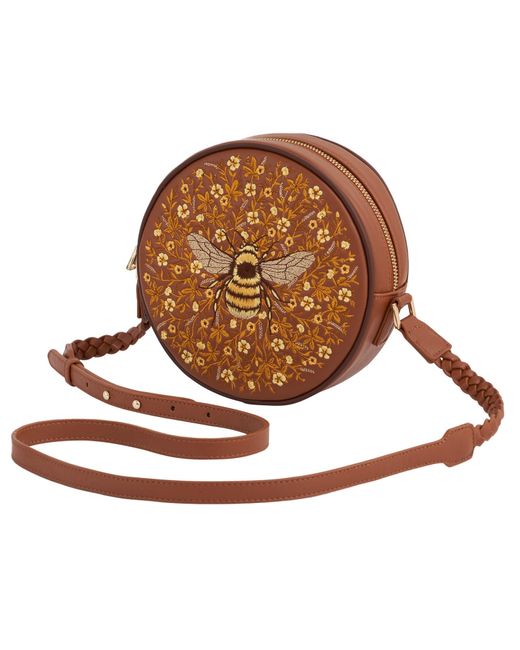 Fable England Brown Bumble Circle Bag