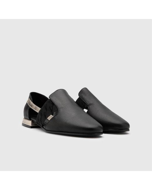 Ilvi Black Hina Floater Leather Loafer