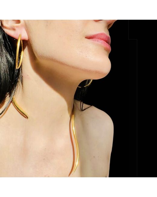 Aki Roc Jewelry Metallic Inca Collar Necklace
