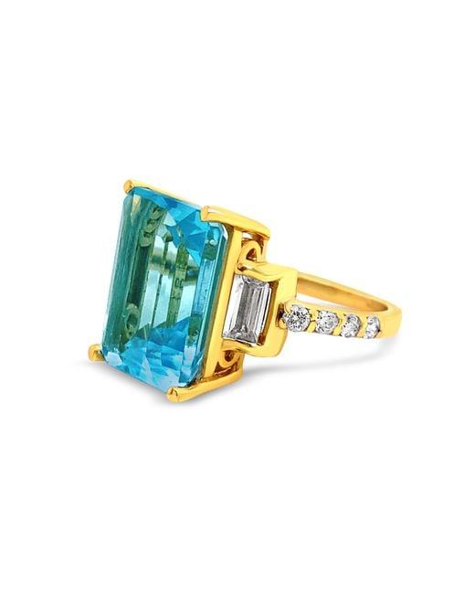 GEM BAZAAR Blue Star Struck Ring