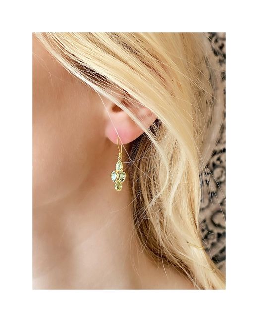 Opium Jewels Metallic Soul Star Earrings
