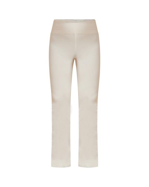 Known Supply Natural Flare Cotton Pants