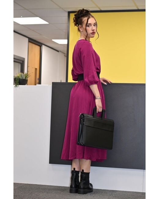 Frock Tales Purple Revival Midaxi Dress