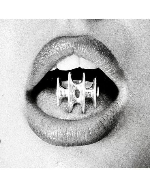 Luna Delphine White Blade Ring