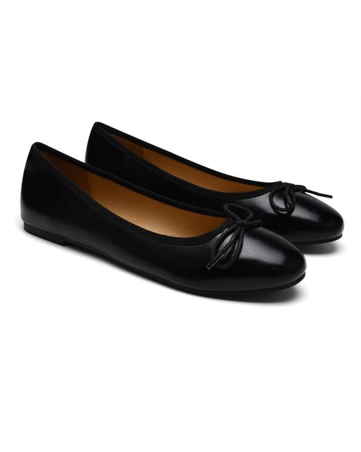 French Sole Black Amelie Leather