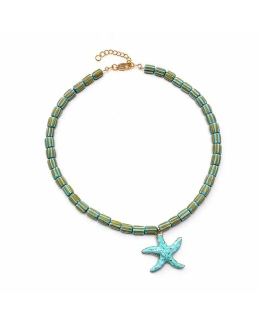By Virgo Green Paros Necklace