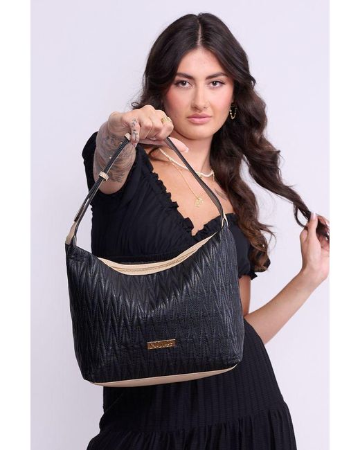 No.49 Handbags Black Dani Hobo Shoulder Bag
