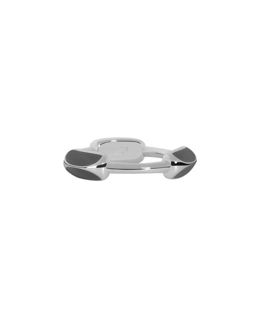 Arte Madrid Metallic Toggle Sculpted Dome Ring
