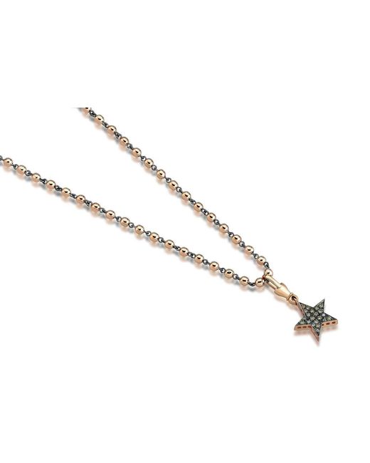 Reis Jewellery Black Bold Star Necklace