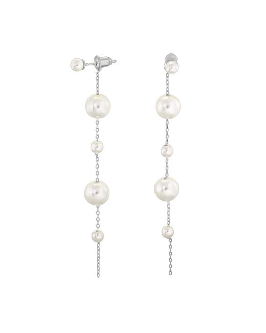 Lisa&Co. White Earrings Pearl Drip Drop I