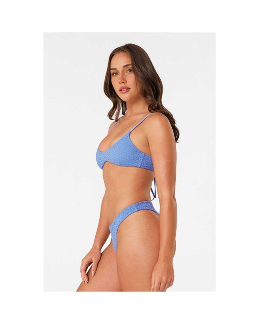 Blackbough Swim Blue Natalie Scoop Neck Top Oceania Crochet